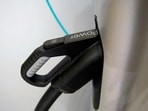 A charging plug is seen on an electric vehicle (REUTERS FILE/REPRESENTATIVE IMAGE)