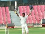 Easwaran finished unbeaten on 127 off 172 balls opening the batting for Bengal in their second innings Easwaran finished unbeaten on 127 off 172 balls opening the batting for Bengal in their second innings