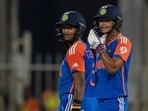 India's captain Harmanpreet Kaur, right, and Deepti Sharma talk as they bats during the ICC Women's T20 World Cup 2024 match between India and Australia at Sharjah Stadium, United Arab Emirates, Sunday, Oct. 13 India's captain Harmanpreet Kaur, right, and Deepti Sharma talk as they bats during the ICC Women's T20 World Cup 2024 match between India and Australia at Sharjah Stadium, United Arab Emirates, Sunday, Oct. 13