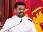 President Anura Kumara Dissanayake, as he addresses the nation in Colombo. (File)