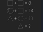 A viral brain teaser on X challenged users to find the value of a triangle through equations.




