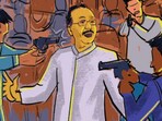 The Nirmal Nagar police on Saturday night nabbed the two alleged assailants of ex-state minister and senior NCP leader Baba Siddique. (Ganesh Gambre)