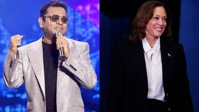AR Rahman performed in the US in support of Kamala Harris' candidacy. (PTI, Getty Images) AR Rahman performed in the US in support of Kamala Harris' candidacy. (PTI, Getty Images)