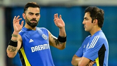 India's Virat Kohli talks with head coach Gautam Gambhir (R) during a practice session. (AFP) India's Virat Kohli talks with head coach Gautam Gambhir (R) during a practice session. (AFP)
