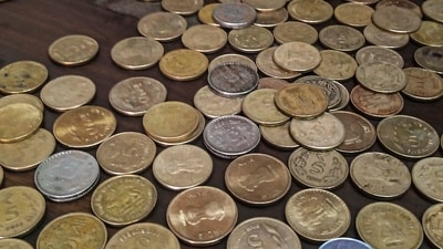In the coins we use in India, size is not always directly related to denomination. (FILE PHOTO) In the coins we use in India, size is not always directly related to denomination. (FILE PHOTO)