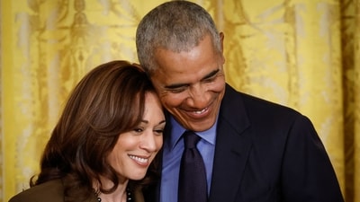 In Pennsylvania, Barack Obama addressed black male voters and said that there is a lack of enthusiasm for Kamala Harris, the Democratic presidential candidate and current vice president, who “seemed to be more pronounced with the brothers.” (AFP) In Pennsylvania, Barack Obama addressed black male voters and said that there is a lack of enthusiasm for Kamala Harris, the Democratic presidential candidate and current vice president, who “seemed to be more pronounced with the brothers.” (AFP)