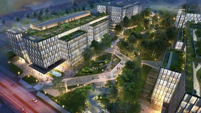 Bengaluru Airport City is being developed as a mixed-use destination. (X) Bengaluru Airport City is being developed as a mixed-use destination. (X)