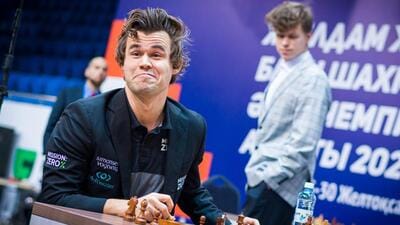 Magnus Carlsen and Fabiano Caruana will face off in a Chess960 match in Singapore on November 21-22. (FIDE) Magnus Carlsen and Fabiano Caruana will face off in a Chess960 match in Singapore on November 21-22. (FIDE)