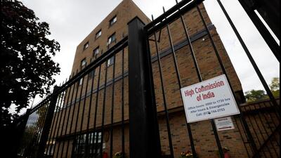 The Indian High Commission building in Ottawa, Ontario, Canada. (REUTERS) The Indian High Commission building in Ottawa, Ontario, Canada. (REUTERS)