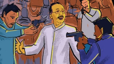 The Nirmal Nagar police on Saturday night nabbed the two alleged assailants of ex-state minister and senior NCP leader Baba Siddique. (Ganesh Gambre) The Nirmal Nagar police on Saturday night nabbed the two alleged assailants of ex-state minister and senior NCP leader Baba Siddique. (Ganesh Gambre)