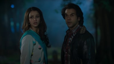 Vicky Vidya Ka Woh Wala Video box office collection day 3: Rajkummar Rao and Triptii Dimri in a still from the film.