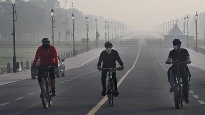 Delhi's AQI turned turned 'poor' after Dussehra (HT photo) (Hindustan Times) Delhi's AQI turned turned 'poor' after Dussehra (HT photo) (Hindustan Times)