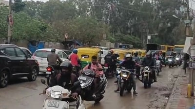 Entry points like Tumakuru Road, Mysuru Road, Electronic City, Old Madras Road and Hyderabad Highway faced congestion. Entry points like Tumakuru Road, Mysuru Road, Electronic City, Old Madras Road and Hyderabad Highway faced congestion.