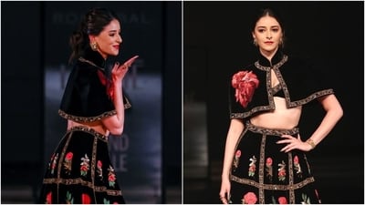 Ananya Panday turns muse for Rohit Bal. Ananya Panday turns muse for Rohit Bal.