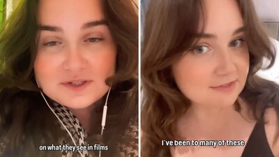 In a series of videos on her Instagram, Bree Steele explored the "dating scene" in India. (Instagram/@breesteele.mp3) In a series of videos on her Instagram, Bree Steele explored the "dating scene" in India. (Instagram/@breesteele.mp3)
