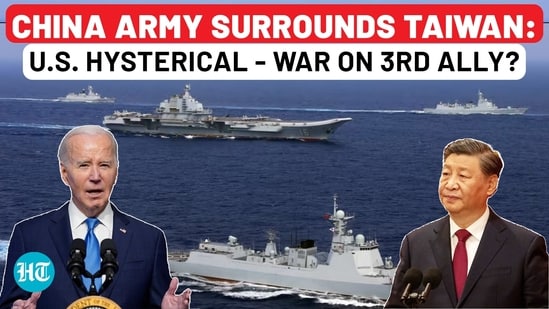 China Surrounds Taiwan: USA Frightened As War Looms On 3rd Ally? 1st Reaction