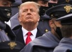 FILE - Surrounded by Army cadets, President Donald Trump watches the first half of the 121st Army-Navy Football Game, Dec. 12, 2020, in West Point, N.Y. (AP Photo/Andrew Harnik, File) FILE - Surrounded by Army cadets, President Donald Trump watches the first half of the 121st Army-Navy Football Game, Dec. 12, 2020, in West Point, N.Y. (AP Photo/Andrew Harnik, File)