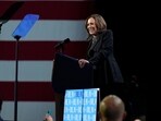 Democratic presidential nominee Vice President Kamala Harris speaks during a campaign rally at Erie Insurance Arena, in Erie, Pa., Monday, Oct. 14, 2024. (AP Photo/Jacquelyn Martin)