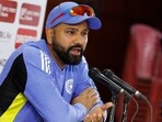 India's captain Rohit Sharma speaks at a press conference on the eve of the first cricket test match between India and New Zealand at the M.Chinnaswamy Stadium, in Bengaluru, India, Tuesday, Oct. 15, 2024. India's captain Rohit Sharma speaks at a press conference on the eve of the first cricket test match between India and New Zealand at the M.Chinnaswamy Stadium, in Bengaluru, India, Tuesday, Oct. 15, 2024.
