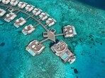 Located in North Male Atoll, Jumeirah Olhahali Island is all-villa 5-star resort famous for its contemporary Mediterranean design.