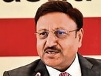Chief Election Commissioner Rajiv Kumar along with Gyanesh Kumar(L) and Sukbhir Singh Sandhu(R) interacts with media during a press conference. (Anshuman Poyrekar/Hindustan Times file) Chief Election Commissioner Rajiv Kumar along with Gyanesh Kumar(L) and Sukbhir Singh Sandhu(R) interacts with media during a press conference. (Anshuman Poyrekar/Hindustan Times file)