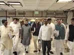 Several opposition MPs, including Congress’s Gaurav Gogoi, DMK’s A Raja, and AIMIM’s Asaduddin Owaisi, walked out of the meeting of the joint committee on the Waqf Bill on Tuesday. (PTI)