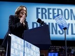 Democratic presidential nominee and U.S. Vice President Kamala Harris attends a campaign rally, in Erie, Pennsylvania, U.S., October 14, 2024. REUTERS/Evelyn Hockstein REFILE - QUALITY REPEAT