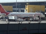 The Air India flight landed at the Iqaluit Airport in Canada. (Bloomberg) The Air India flight landed at the Iqaluit Airport in Canada. (Bloomberg)