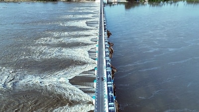 According to officials, 1,500 million litres per day (MLD) of water are being provided to the city through the previous four phases of the project. (ANI) According to officials, 1,500 million litres per day (MLD) of water are being provided to the city through the previous four phases of the project. (ANI)