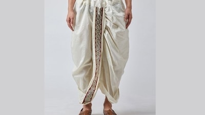A thoughtful addition to ease men’s effort to get into an ethnic outfit is dhoti pants. Start exploring the best men’s dhoti pants from premium brands like VASTRAMAY, Sangria, and Manyavar. A thoughtful addition to ease men’s effort to get into an ethnic outfit is dhoti pants. Start exploring the best men’s dhoti pants from premium brands like VASTRAMAY, Sangria, and Manyavar.