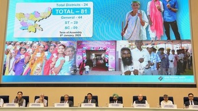The Election Commission of India on Tuesday announced the schedule for the assembly elections in Maharashtra and Jharkhand (PTI) The Election Commission of India on Tuesday announced the schedule for the assembly elections in Maharashtra and Jharkhand (PTI)