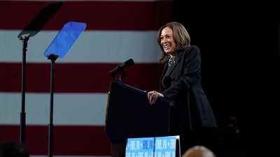 Kamala Harris has been on a media blitz lately after mostly avoiding interviews since becoming the Democratic nominee in July. She made an appearance on a special Monday night 60 Minutes show last week. (AP) Kamala Harris has been on a media blitz lately after mostly avoiding interviews since becoming the Democratic nominee in July. She made an appearance on a special Monday night 60 Minutes show last week. (AP)
