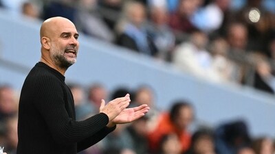 Manchester City's Spanish manager Pep Guardiola (AFP)
