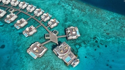 Located in North Male Atoll, Jumeirah Olhahali Island is all-villa 5-star resort famous for its contemporary Mediterranean design. Located in North Male Atoll, Jumeirah Olhahali Island is all-villa 5-star resort famous for its contemporary Mediterranean design.