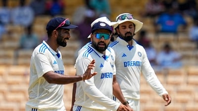 India's captain Rohit Sharma, Jasprit Bumrah and others (PTI) India's captain Rohit Sharma, Jasprit Bumrah and others (PTI)