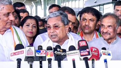 The development comes as chief minister Siddaramaiah faces mounting corruption allegations from opposition parties. (HT PHOTO) The development comes as chief minister Siddaramaiah faces mounting corruption allegations from opposition parties. (HT PHOTO)