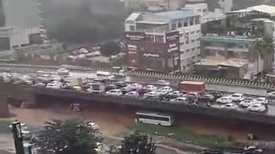 Many commuters who were travelling for work got stuck in the rain. Many commuters who were travelling for work got stuck in the rain.
