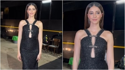 Ananya Panday attends an event. Ananya Panday attends an event.