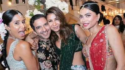 Imran Amed, founder and CEO, The Business of Fashion, was also at the party. Sharing pictures with him and others, Anjula Acharia wrote on Instagram, "My annual Diwali ball is an expression of south asian culture in all its glory from food, fashion to music..." 