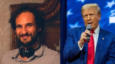 Donald Trump condemned The Apprentice as a cheap hatchet job, while director Ali Abbasi countered, stating the film's ratings were higher than Trump's rallies.
@_aliabbasi_/X, Spencer Platt/Getty Images/AFP (Photo by SPENCER PLATT / GETTY IMAGES NORTH AMERICA / Getty Images via AFP) Donald Trump condemned The Apprentice as a cheap hatchet job, while director Ali Abbasi countered, stating the film's ratings were higher than Trump's rallies.
@_aliabbasi_/X, Spencer Platt/Getty Images/AFP (Photo by SPENCER PLATT / GETTY IMAGES NORTH AMERICA / Getty Images via AFP)