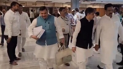Several opposition MPs, including AAP's Sanjay Singh, TMC's Kalyan Banerjee, Congress' Syed Naseer Hussain boycott a meeting of the parliamentary committee examining the Waqf (Amendment) Bill in Delhi. (ANI) Several opposition MPs, including AAP's Sanjay Singh, TMC's Kalyan Banerjee, Congress' Syed Naseer Hussain boycott a meeting of the parliamentary committee examining the Waqf (Amendment) Bill in Delhi. (ANI)