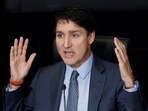Canada's Prime Minister Justin Trudeau takes part in public hearings for an independent commission probing alleged foreign interference in Canadian elections in Ottawa.