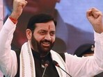 Nayab Singh Saini was declared the chief minister face of the BJP in the run-up to the October 5 assembly elections in Haryana. (PTI Photo) Nayab Singh Saini was declared the chief minister face of the BJP in the run-up to the October 5 assembly elections in Haryana. (PTI Photo)