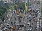 Several residents parked their car on the Velachery flyover to protect them from damage. Several residents parked their car on the Velachery flyover to protect them from damage.