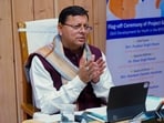 Uttarakhand Chief Minister Pushkar Singh Dhami. Uttarakhand Chief Minister Pushkar Singh Dhami.