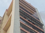 A major fire broke out at a building in Mumbai's Lokhandwala Complex.