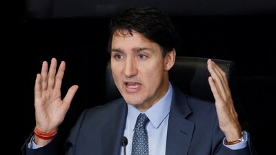 Canada's Prime Minister Justin Trudeau takes part in public hearings for an independent commission probing alleged foreign interference in Canadian elections in Ottawa. (Reuters)