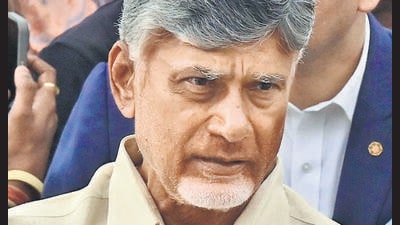 CM N Chandrababu Naidu said that the industrial development policy had identified four investment categories with an investment potential ranging from  ₹50 crore under sub-large category to more than  ₹5,000 crore under ultra-mega category with customised incentive scheme. (HT Photo)