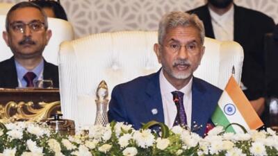 External affairs minister S Jaishankar speaks during the 23rd meeting of the SCO Council of Heads of Government, in Islamabad, Pakistan, on Wednesday. (PTI) External affairs minister S Jaishankar speaks during the 23rd meeting of the SCO Council of Heads of Government, in Islamabad, Pakistan, on Wednesday. (PTI)