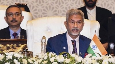 External affairs minister S Jaishankar speaks during the 23rd meeting of the SCO Council of Heads of Government, in Islamabad, Pakistan. (PTI) External affairs minister S Jaishankar speaks during the 23rd meeting of the SCO Council of Heads of Government, in Islamabad, Pakistan. (PTI)